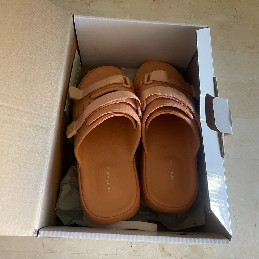 Brand new suicoke zurich salmon baby pink slides never worn! - Picture 2 of 7